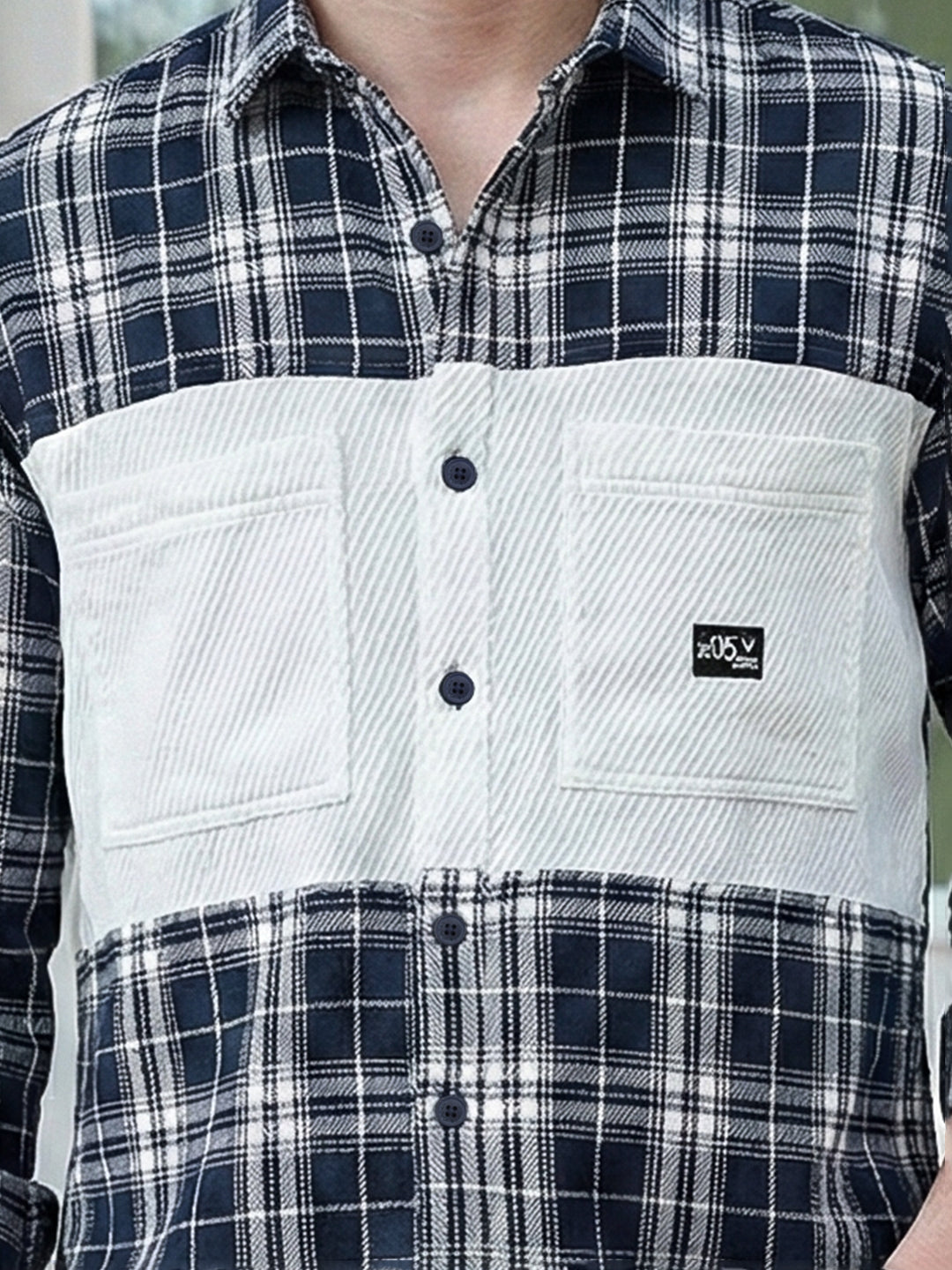 Thunderbird Spruce Blue Check Full Sleeve Shirt