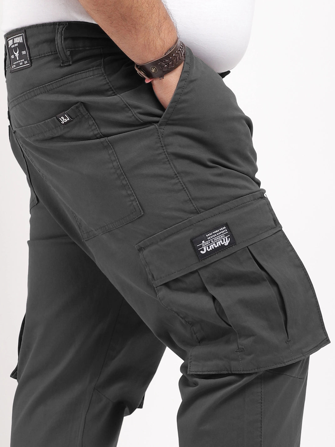 Edge Craft Charcoal Grey Cotton Cargo