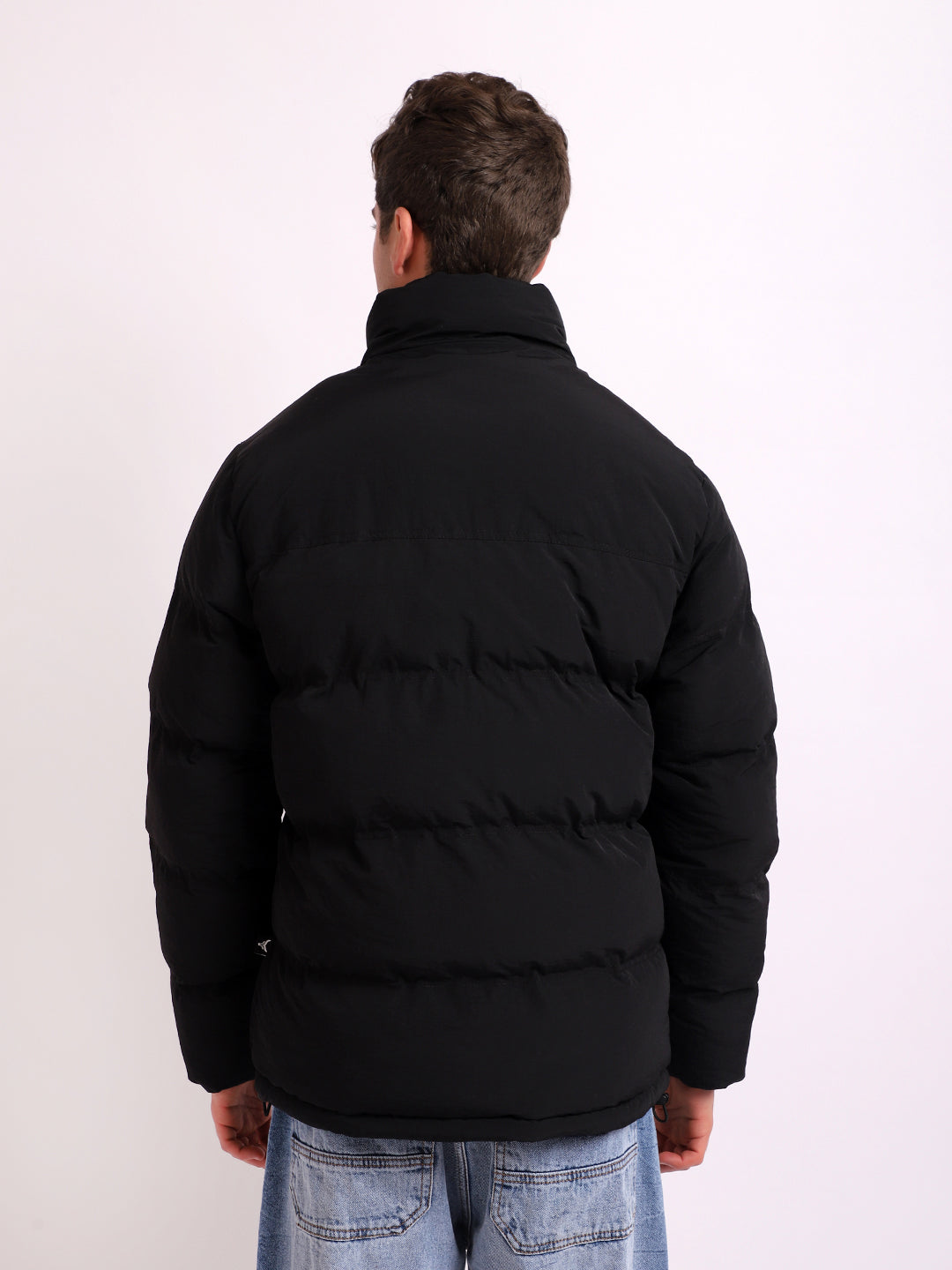 Northbound Black Oversized Puffer Jacket