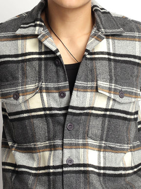 Hampstead Loom Grey Heavy Winter Shirt