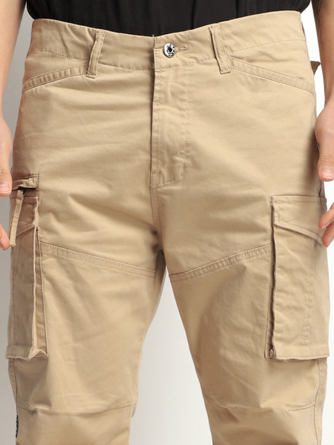 Park Lane Beige Cotton Cargo