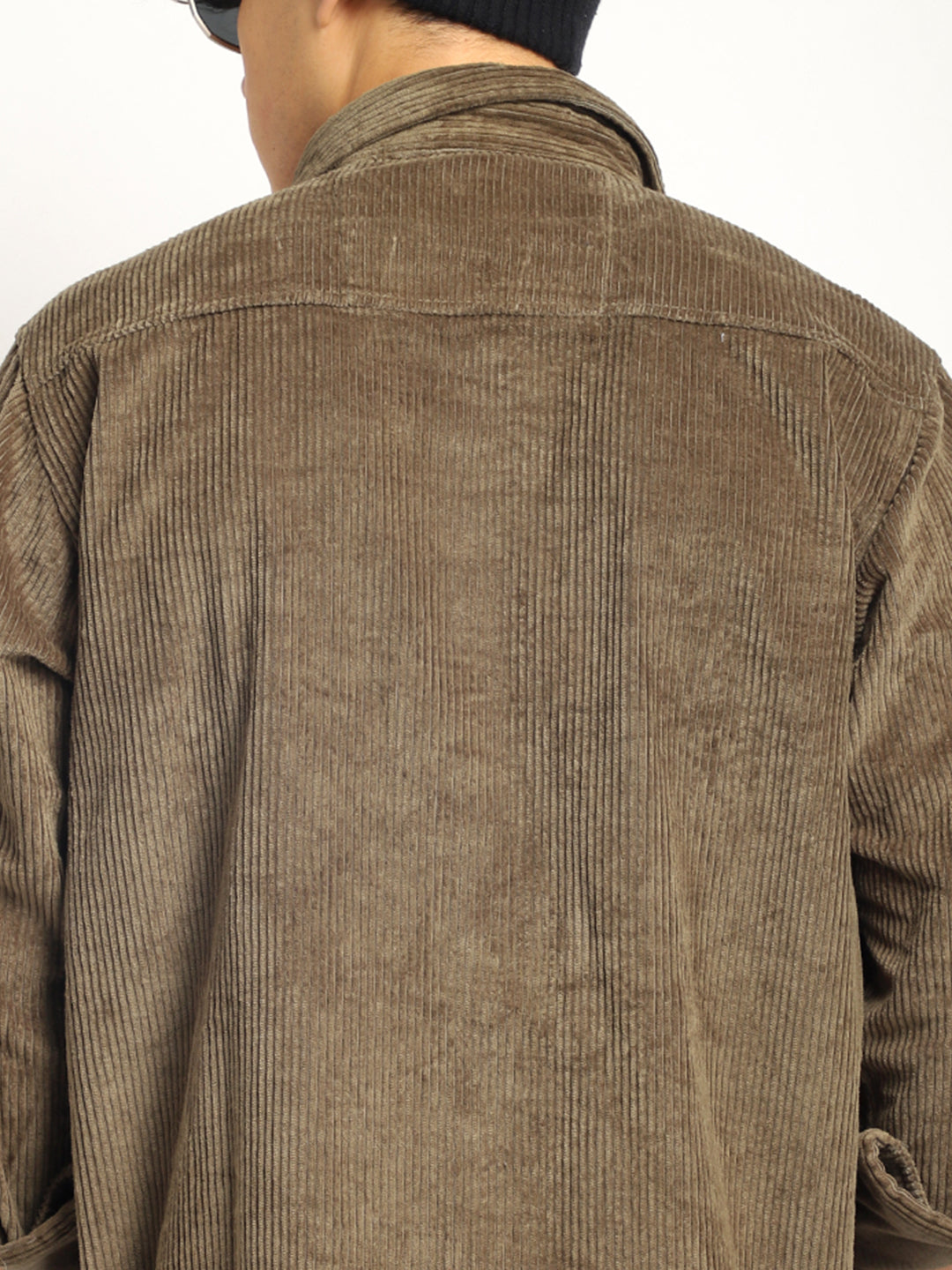 Prime Fit Corduroy Chocolate Shacket