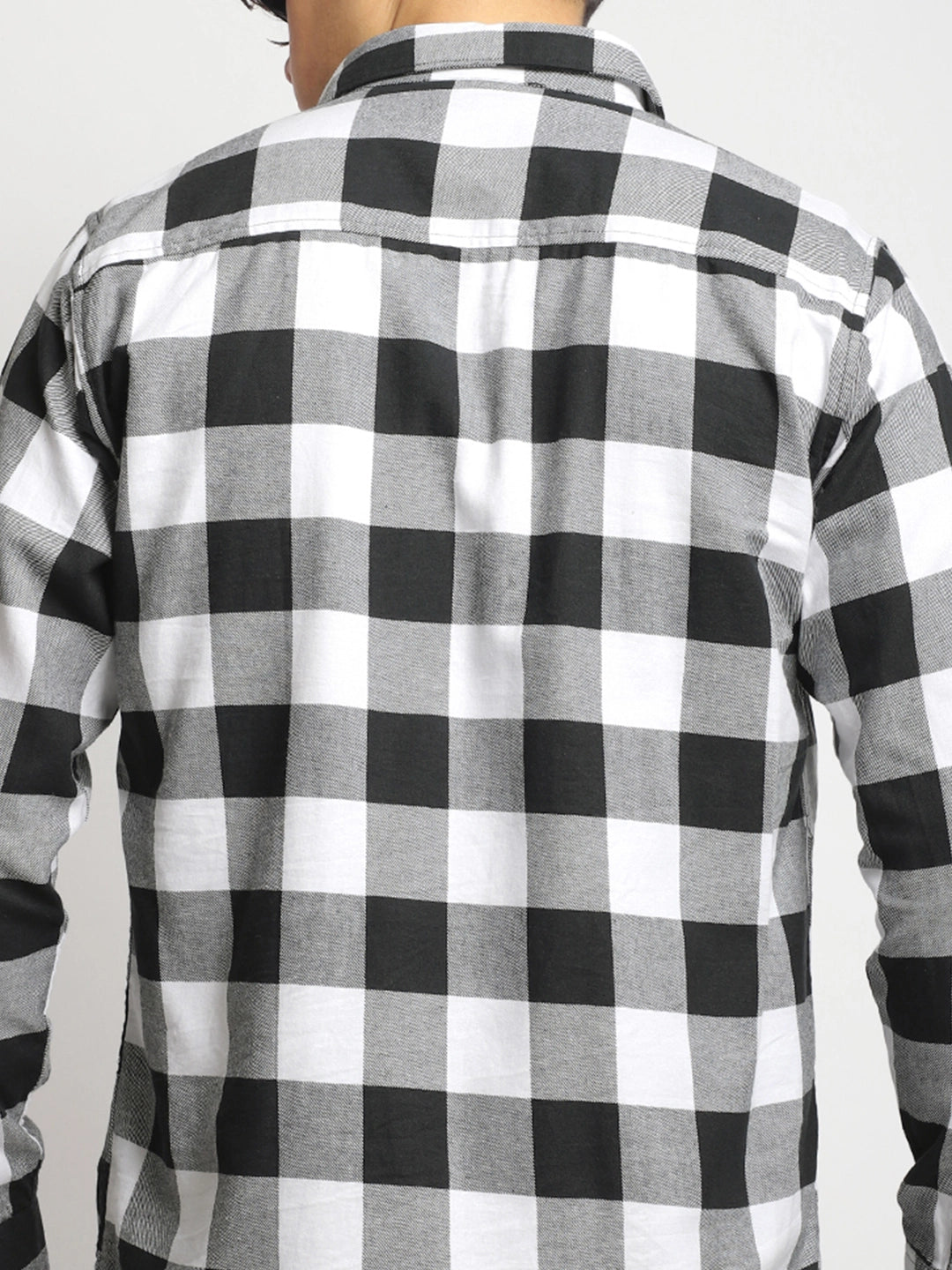 Strom Twill Checked Black Full Sleeve Shirt