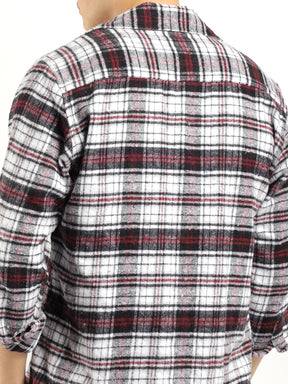 Flannel Check Shirt Men