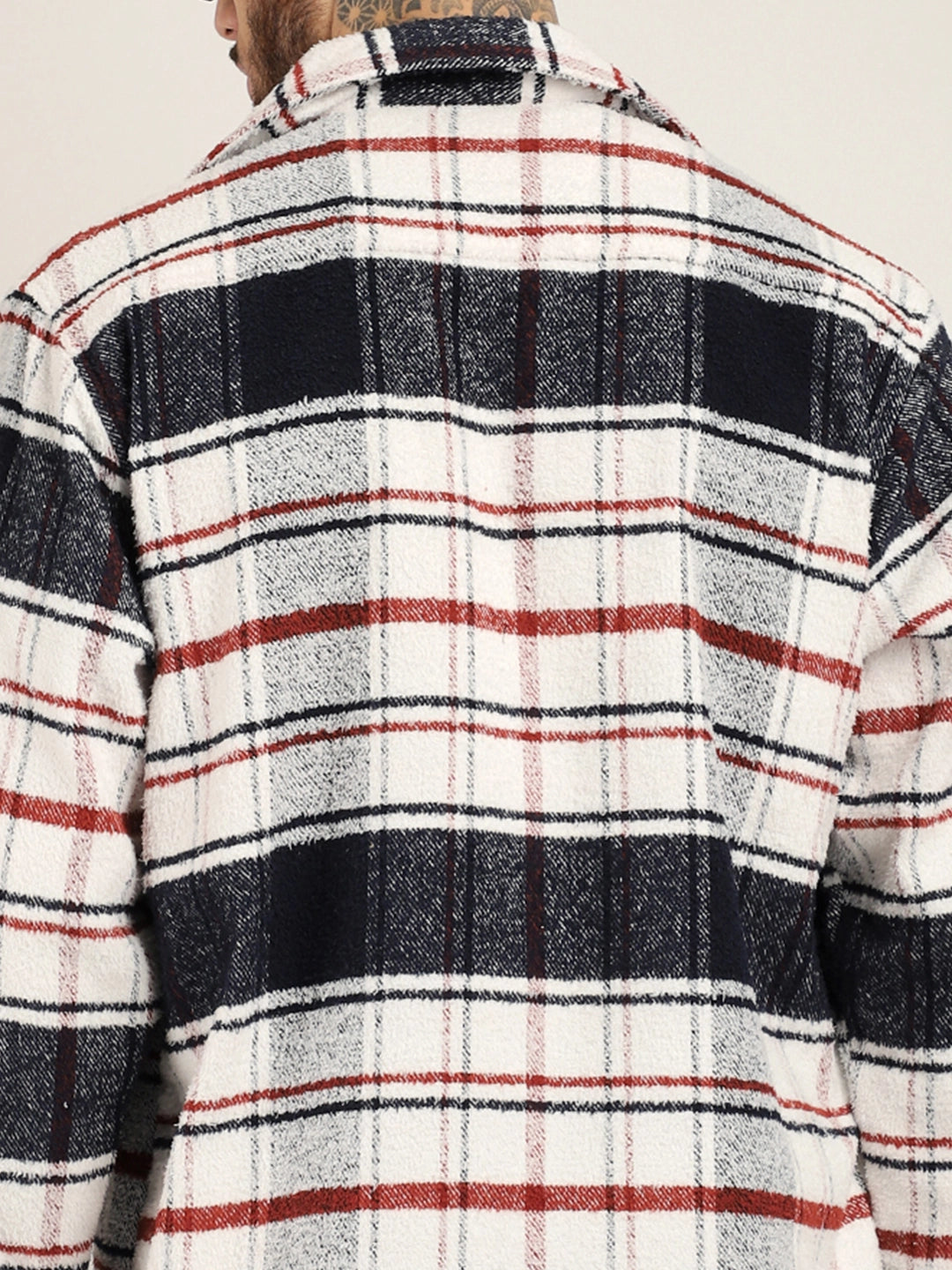 Check Shacket for Men