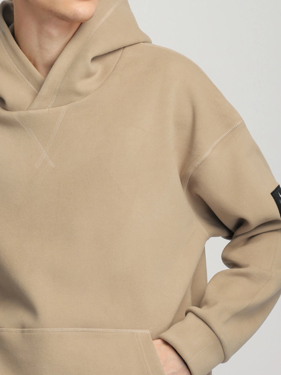 Savoy Streetwear Light Brown Oversized Hoodie
