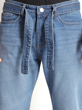 Ever stone Blue Belt Denim Jeans