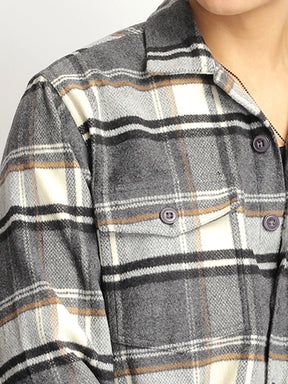 Hampstead Loom Grey Heavy Winter Shirt