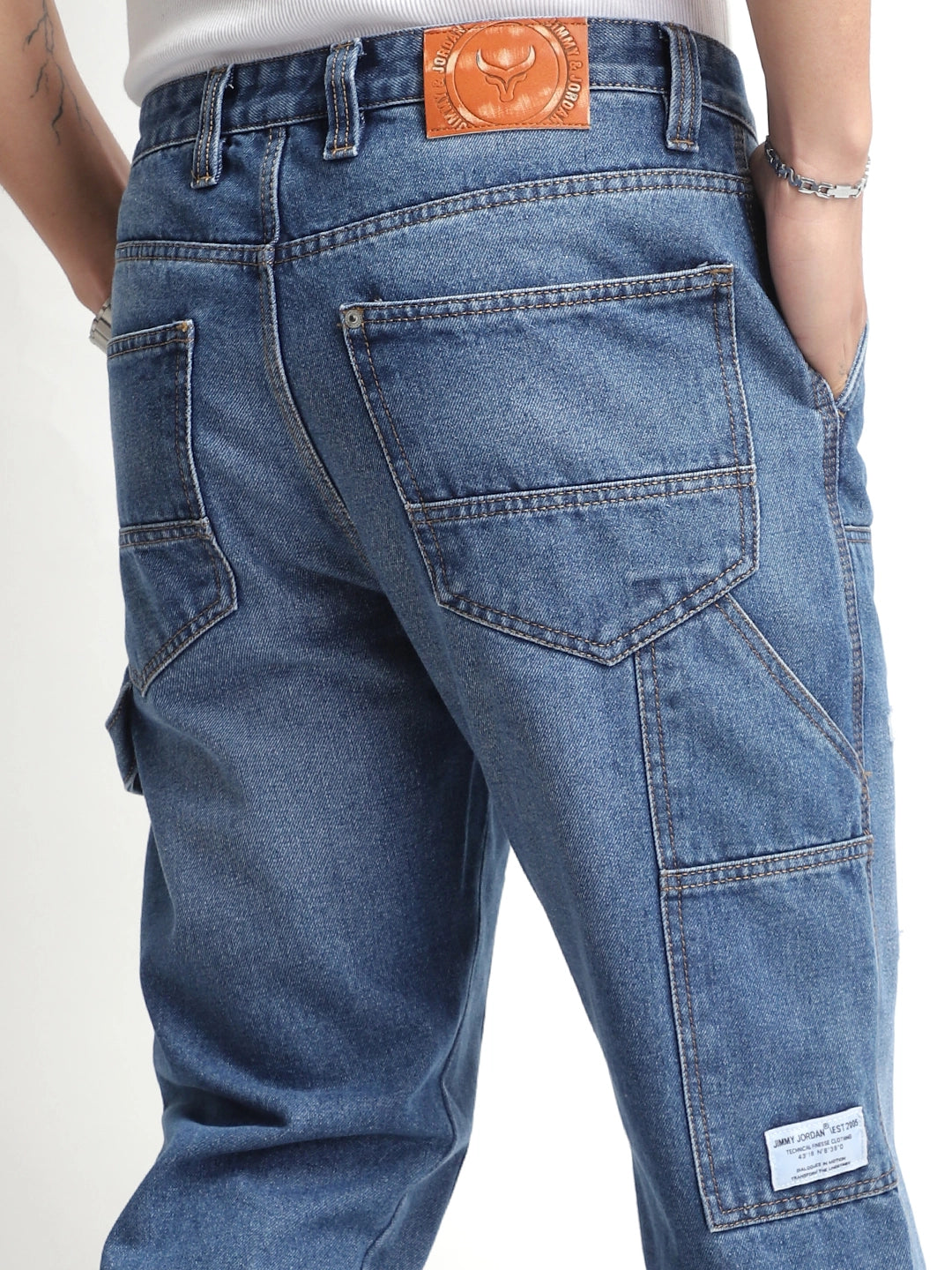 Royal Stitch Dark Blue Denim Cargo