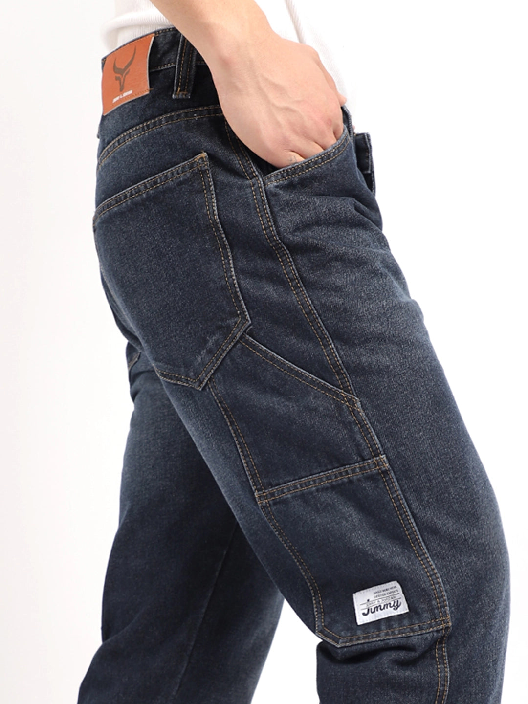 Borough Lane Dark Blue Denim Jeans