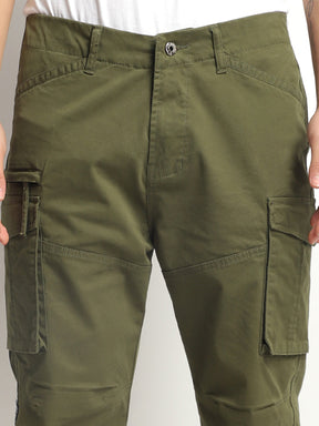 Park Lane Olive Green Cotton Cargo