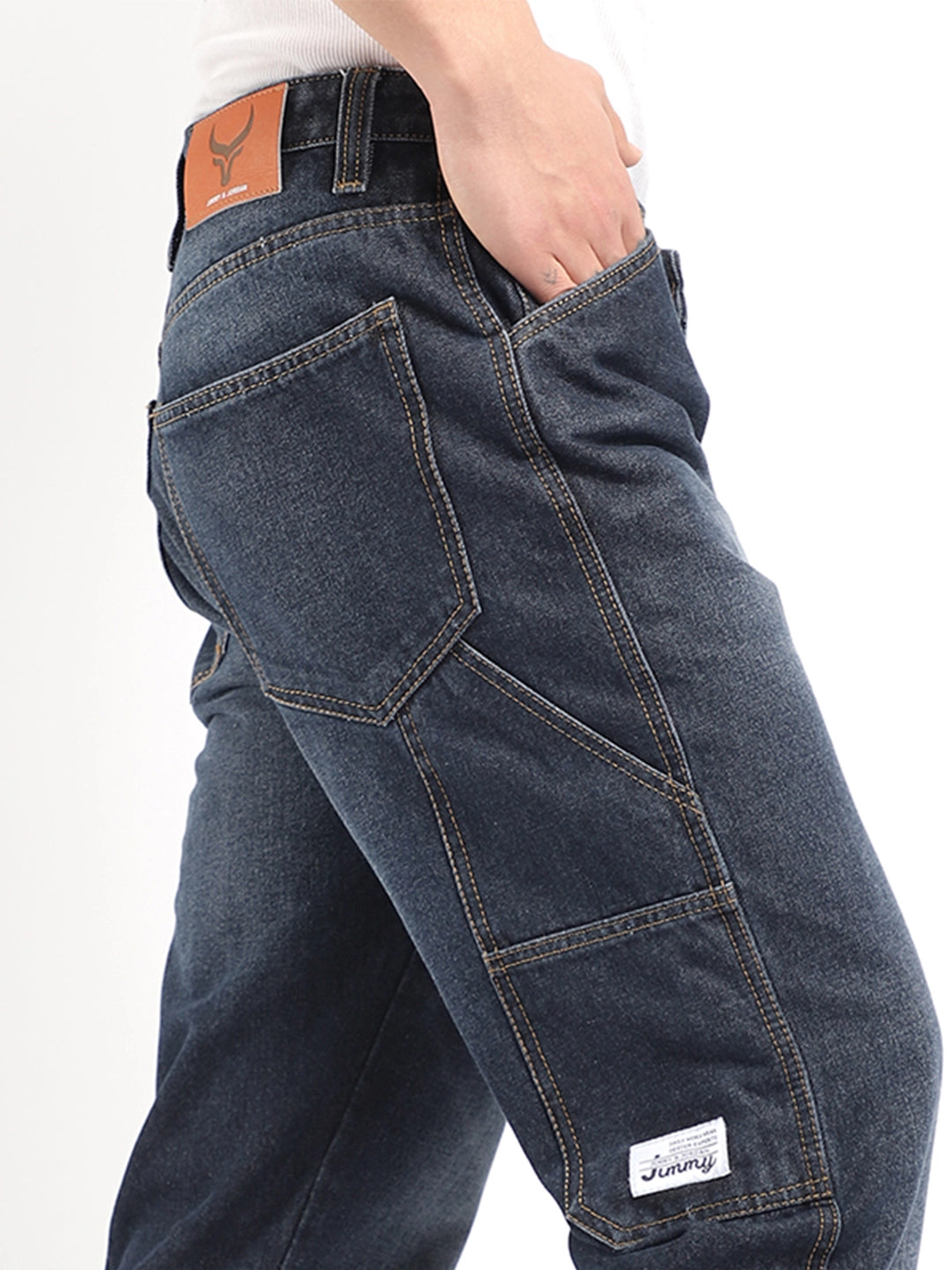 Borough Lane Dark Blue Denim Jeans