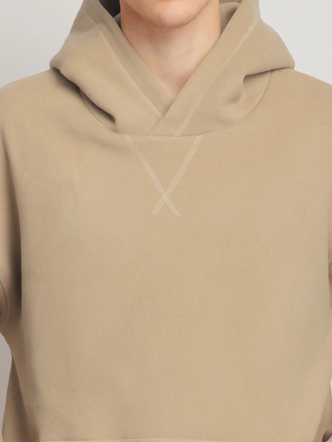 Savoy Streetwear Light Brown Oversized Hoodie