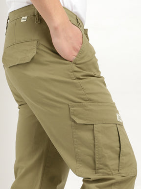 Regal Wears Khaki Cotton Cargo