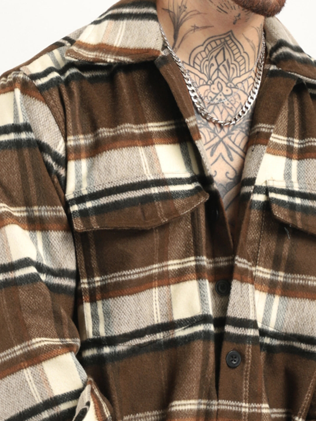 Hampstead Loom Dark chocolate Heavy Winter Shirt