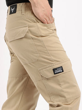 Harlow Hues Beige Cotton Cargo