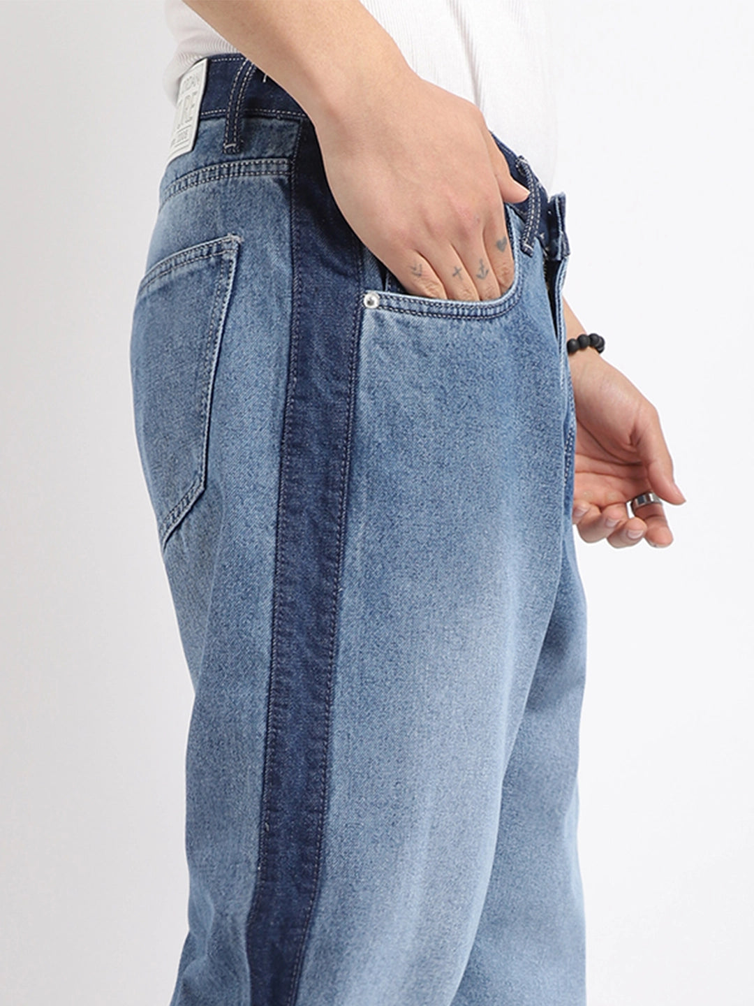 Raw Flex Blue Denim Jeans